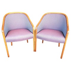 Retro MCM Ward Bennett for Brickell Armchairs - A Pair