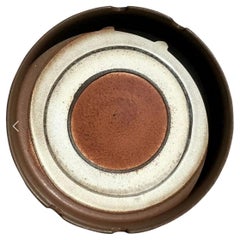 Vintage MCM West German Monumental Matte Ceramic Ashtray