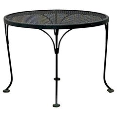 MCM schmiedeeiserner Vintage-Beistelltisch nach Russell Woodard, Vintage