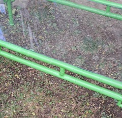 Vintage Meadowcraft Aluminum Faux Bamboo Coffee Table