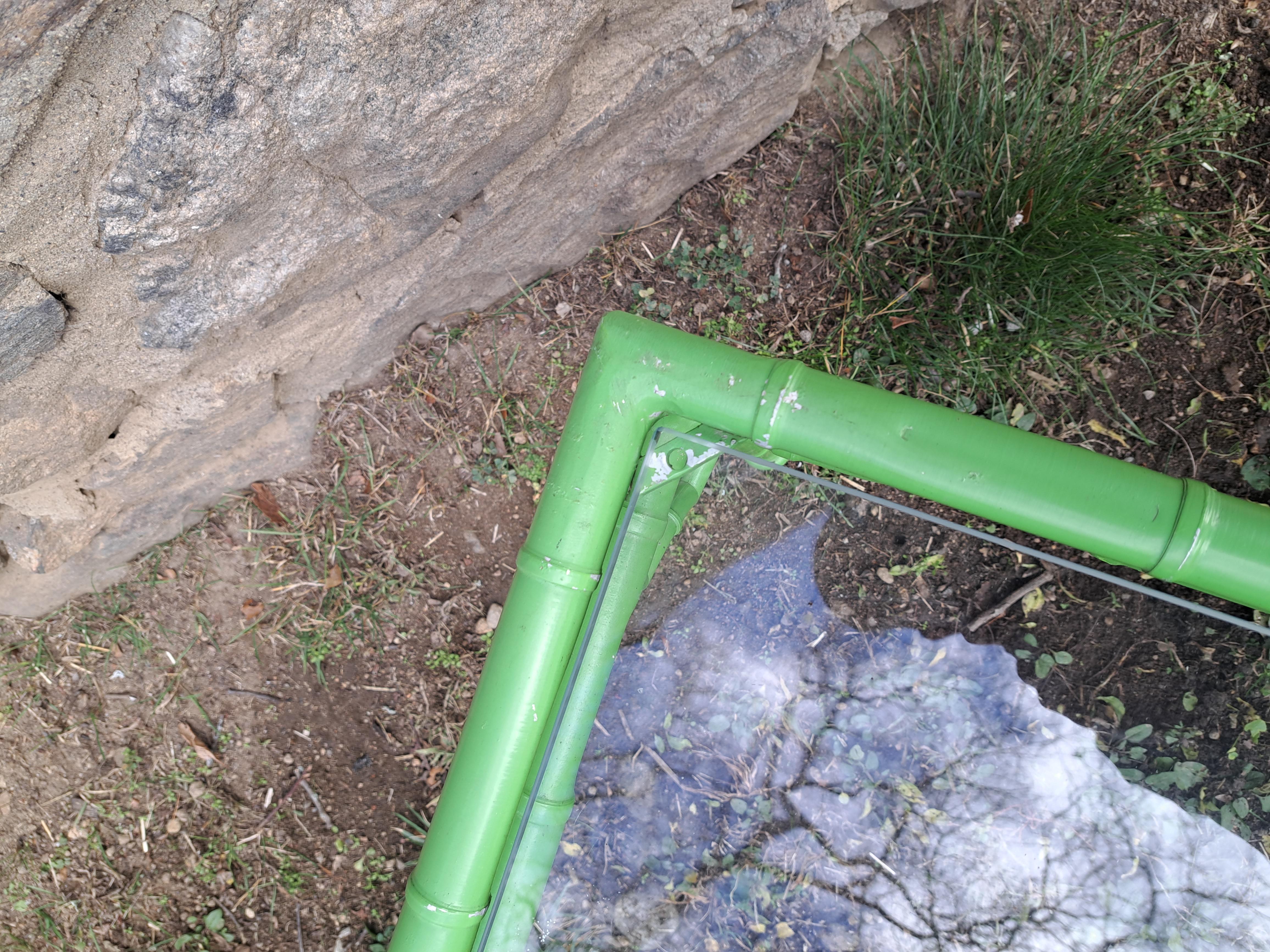 Mesa baja vintage Meadowcraft de aluminio imitación bambú Aluminio en venta