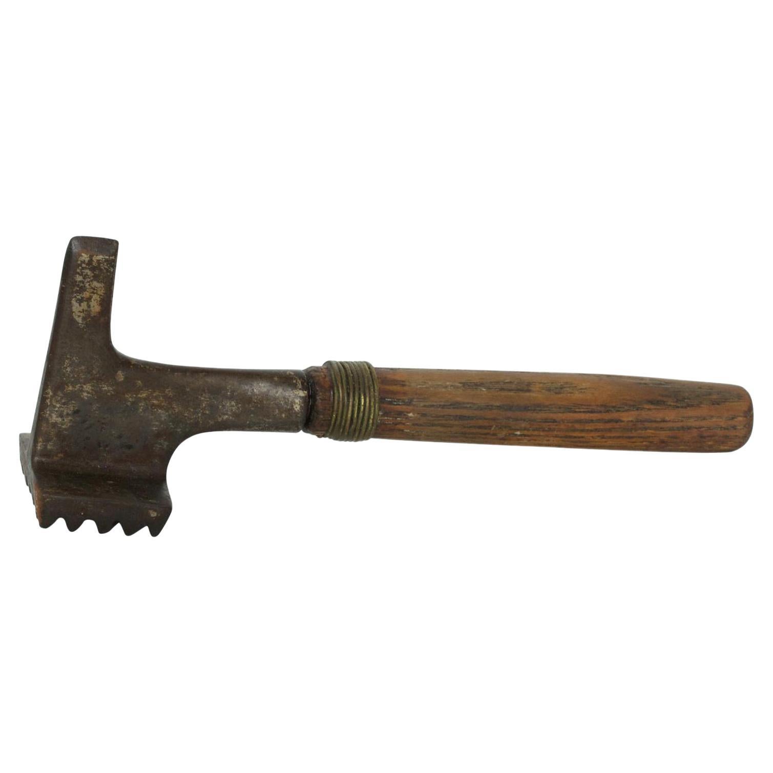 Vintage Meat Tenderizer Cleaver Kitchen Utensil Chop Smash Mallet