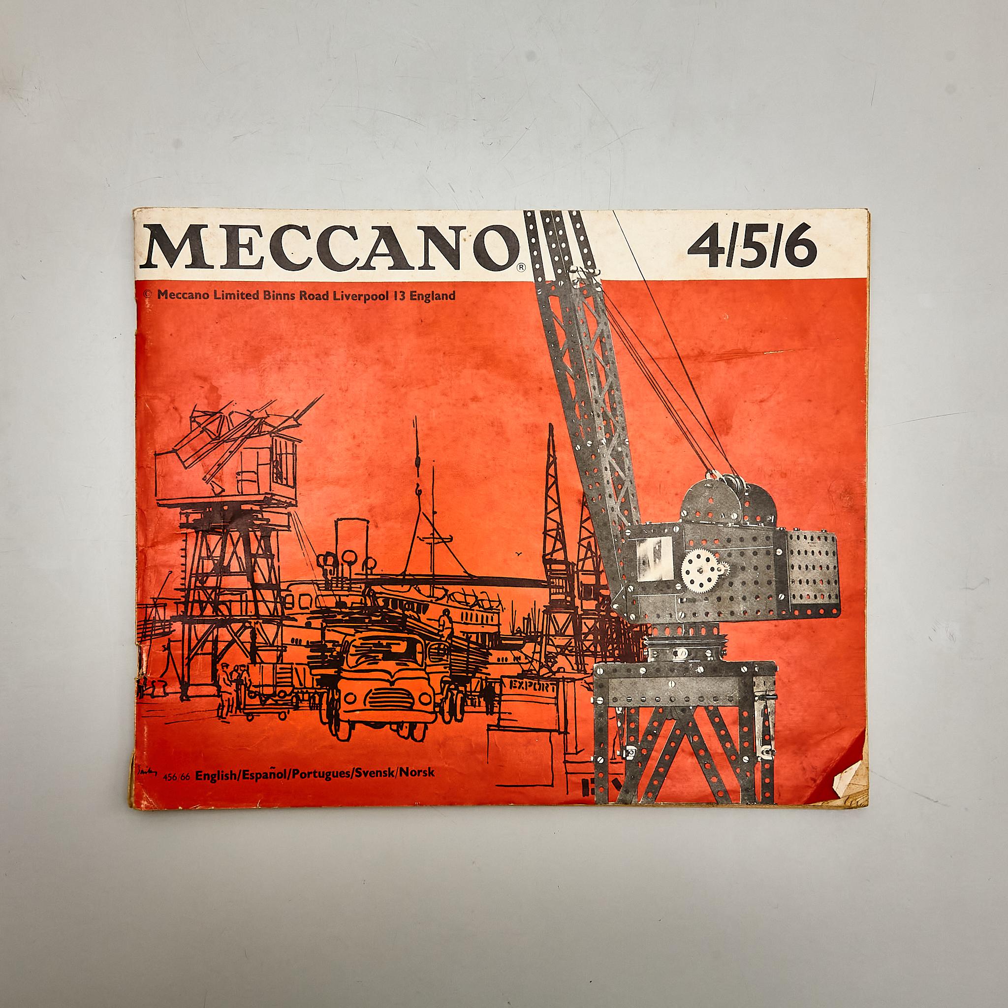 Vintage Meccano Building Game in Original Box For Sale 9