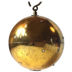 Vintage Mechanical Pull-up Christmas Ball by Reuge:: Switzerland:: 1960s