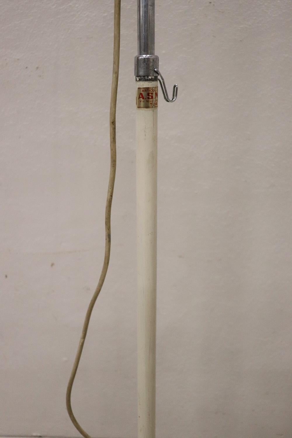 Metal Vintage Medical Adjustable Floor Lamp by Hanau, Germany, 1950s For Sale