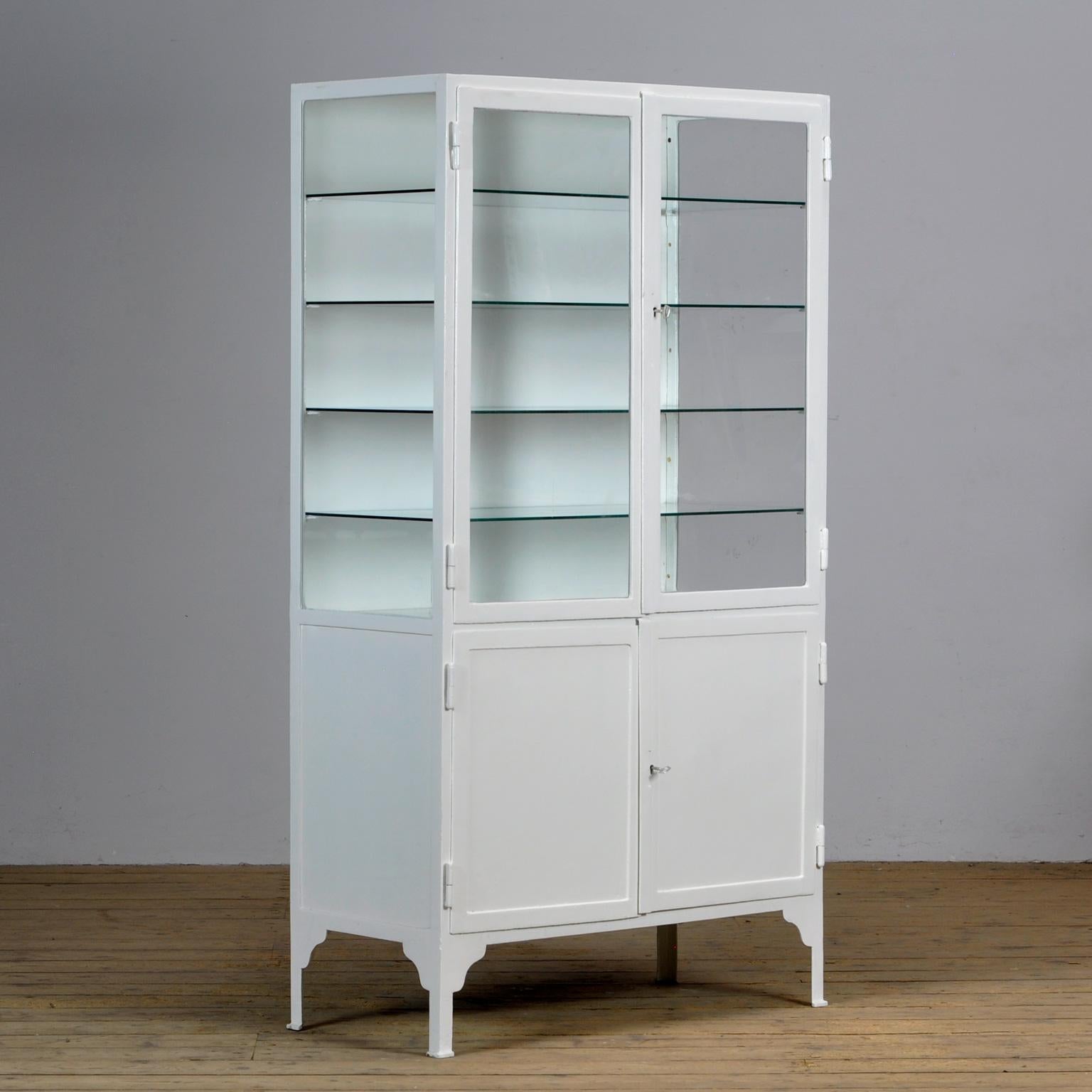 Industrial Vintage Medical Cabinet, 1930's
