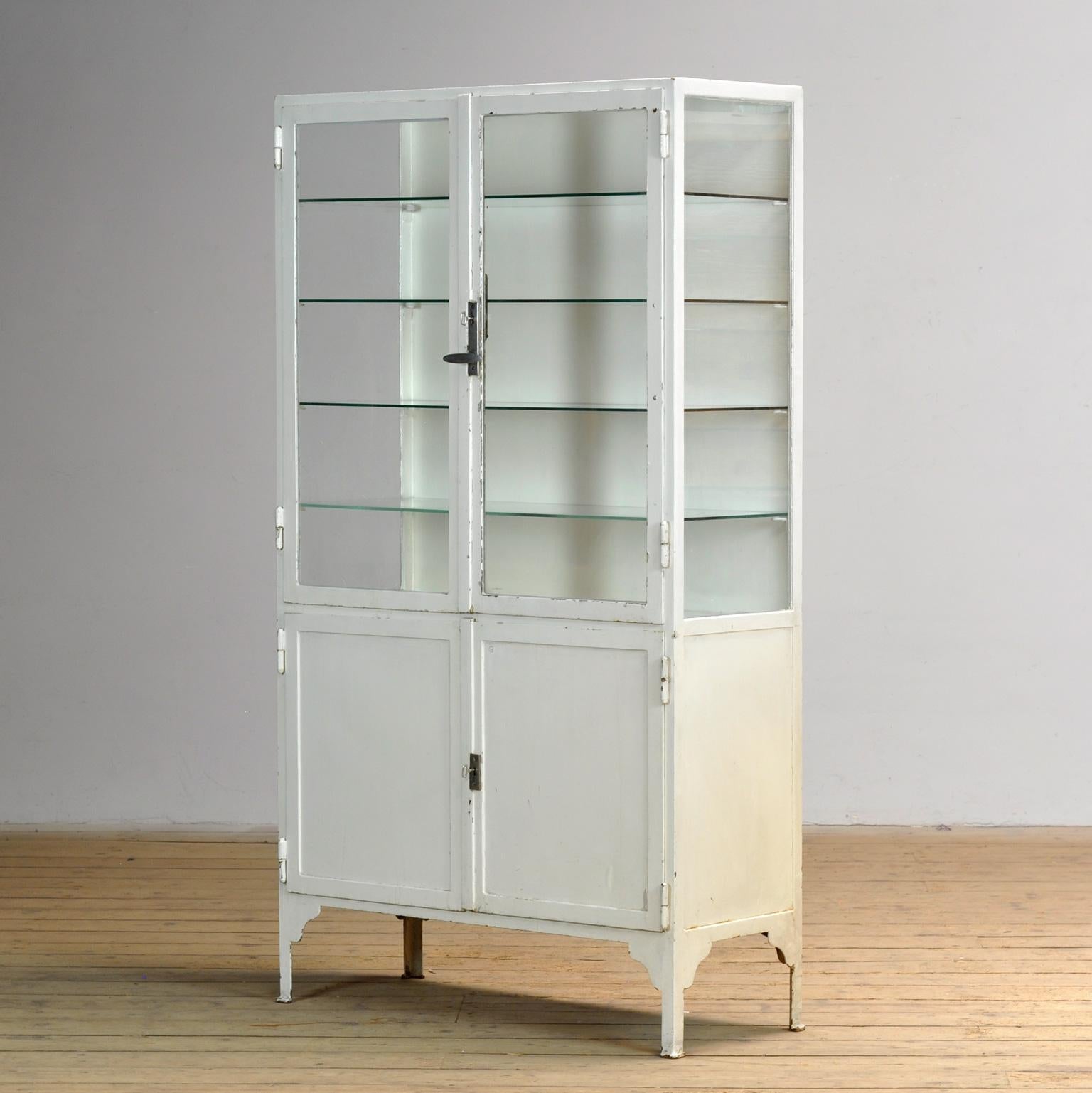 Hungarian Vintage Medical Cabinet, 1930’s For Sale