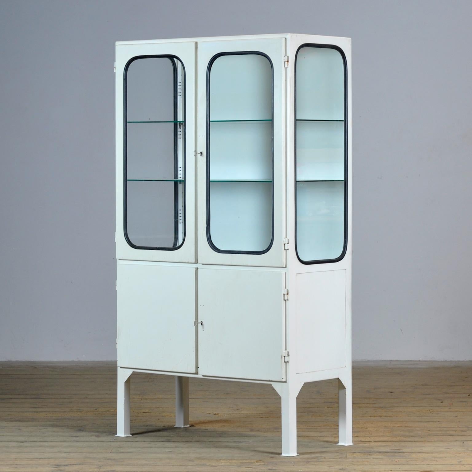 Hungarian Vintage Medical Cabinet, 1970’s For Sale