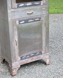 Vintage Medical Cabinet Doctor's Cabinet Distressed