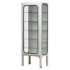 Vintage Medical Cabinet with Five Glass Shelves, 1970s