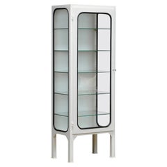 Vintage Medical Cabinet with Five Glass Shelves, 1970s