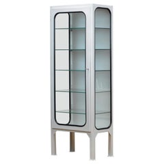 Vintage Medical Cabinet with Five Glass Shelves, 1975