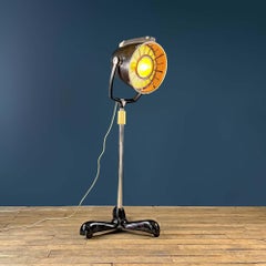Vintage Medical Floor Lamp with Adjustable Bakelite Head, Mid-20th Century
