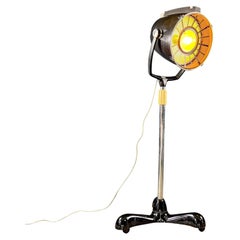 Vintage Medical Floor Lamp with Adjustable Bakelite Head, Mid-20th Century