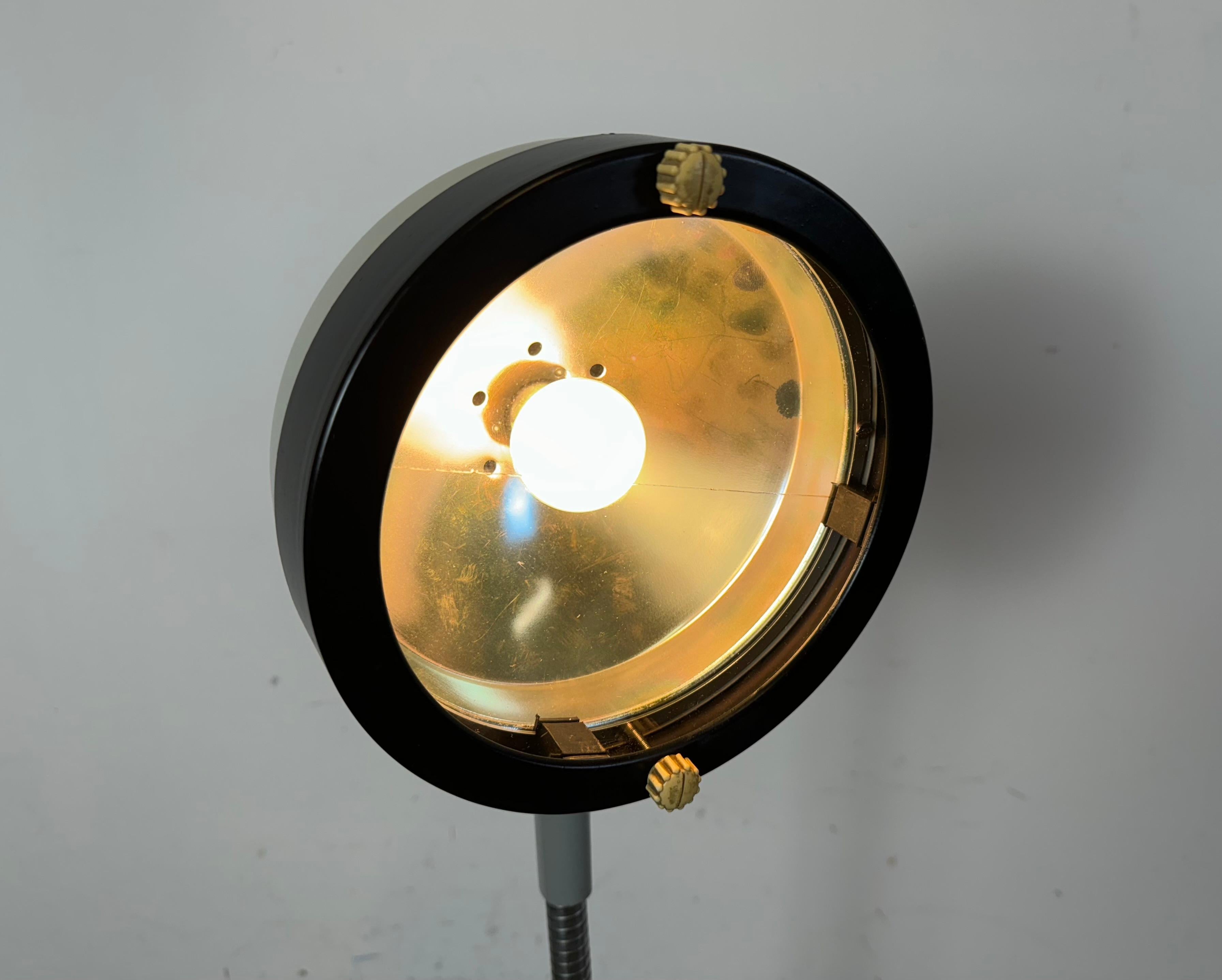 Lampadaire médical vintage à col de cygne de Famed, 1970 en vente 12