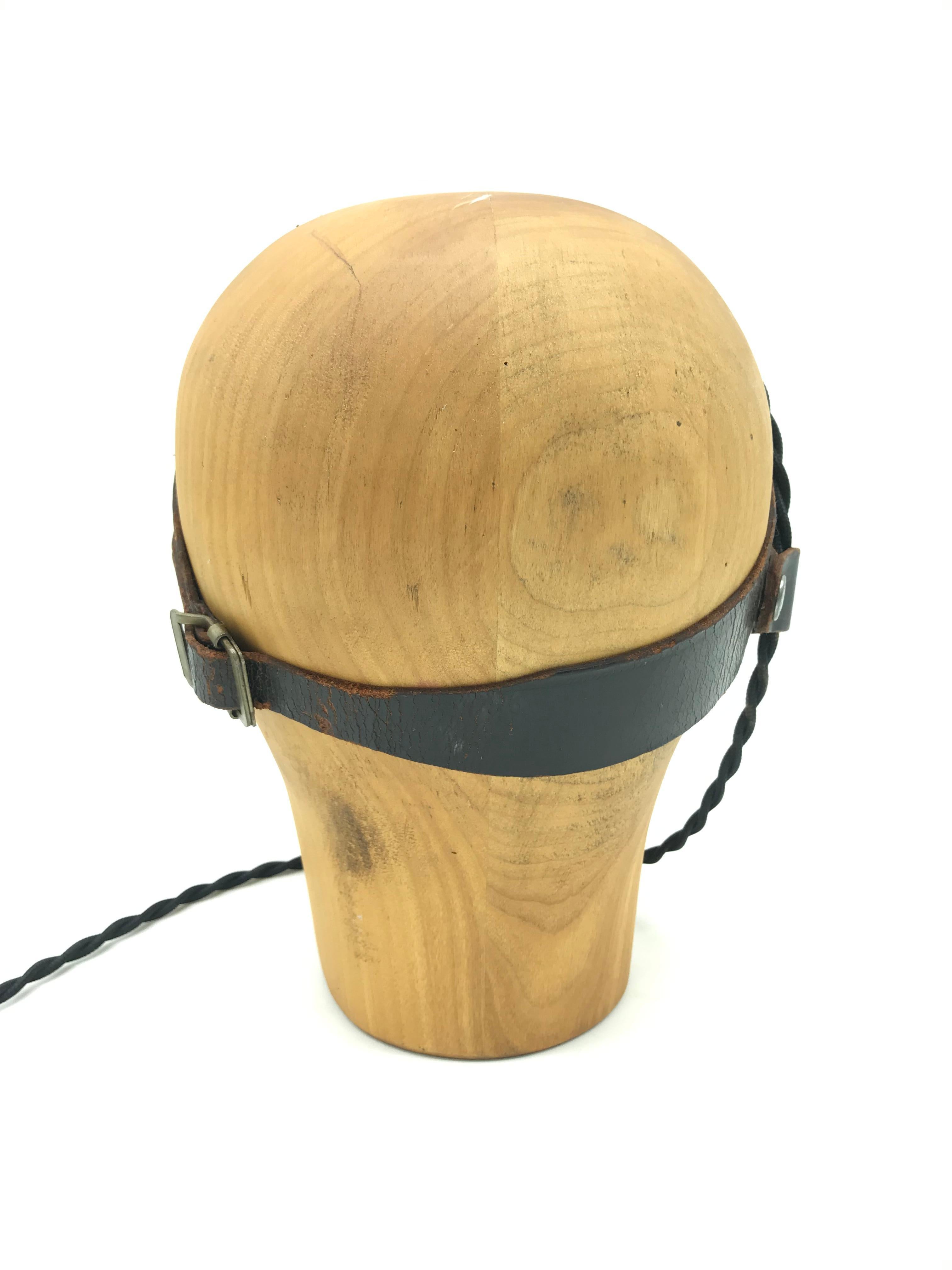 Mid-20th Century Vintage Medical Head Stand Table Lamp