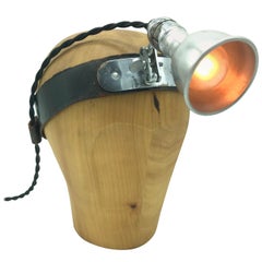 Vintage Medical Head Stand Table Lamp