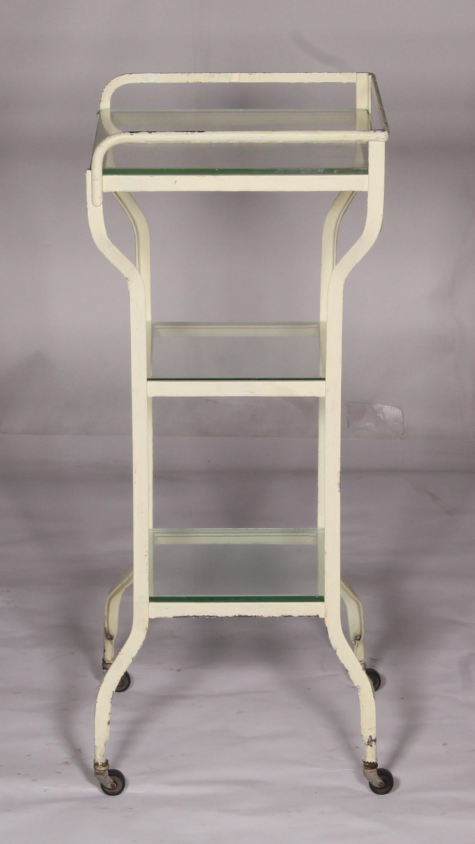 Vintage Medical Stand In Distressed Condition In Oakville, CT