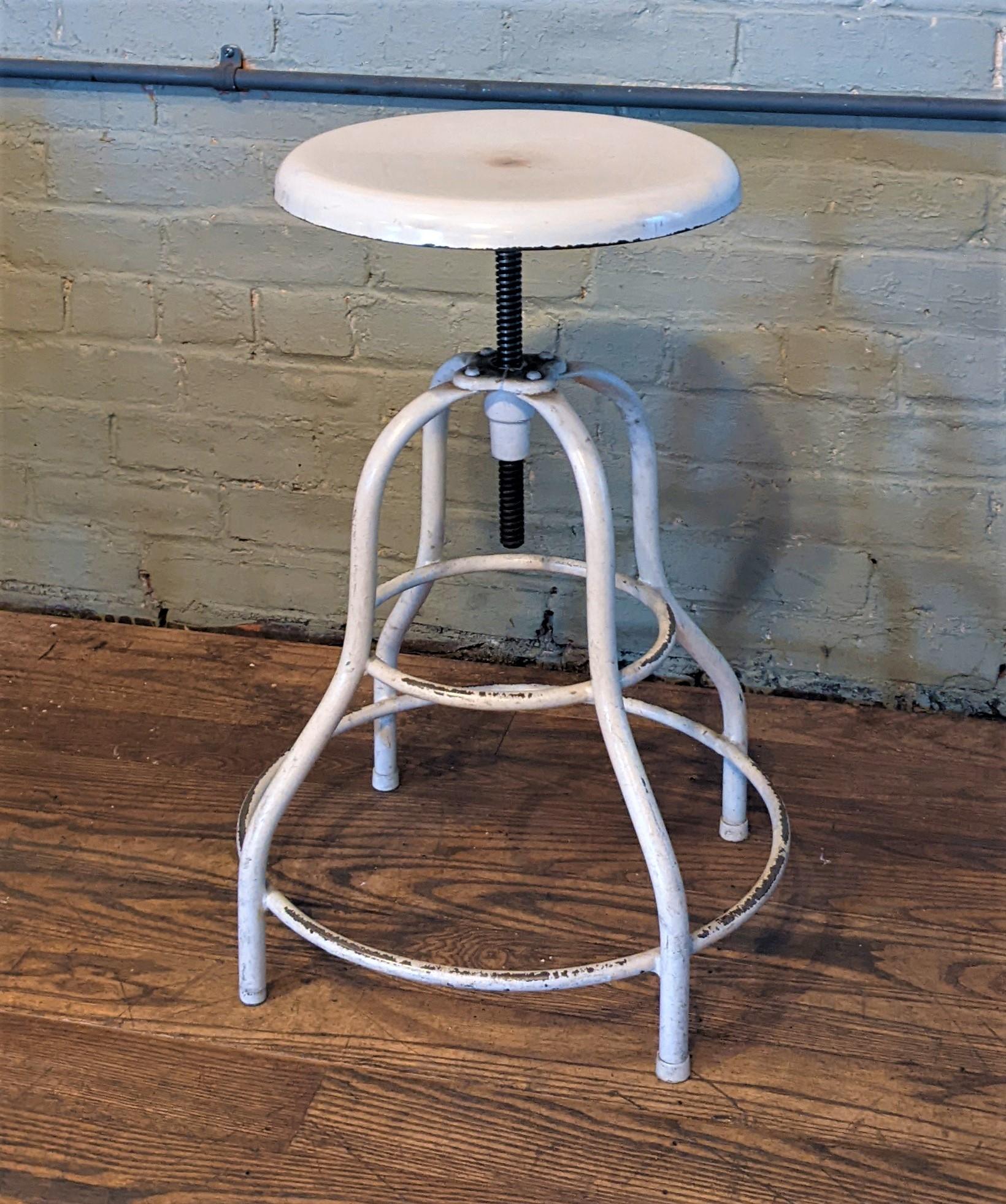 Vintage medical stool

Overall Dimensions: 16 1/2
