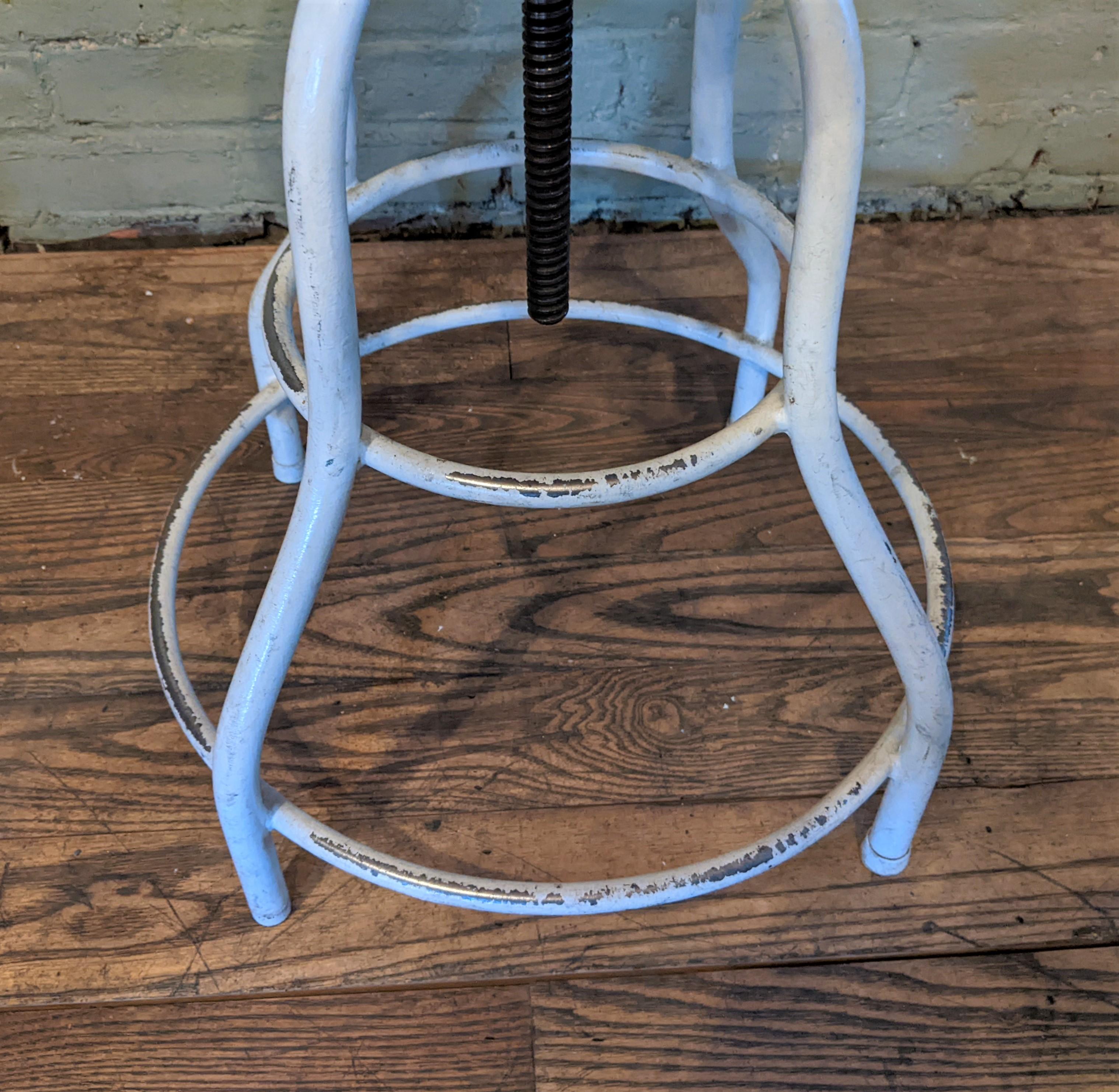 20th Century Vintage Medical Stool For Sale