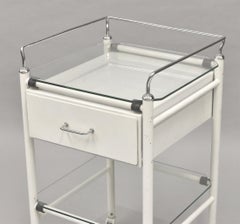 Vintage Medical Trolley Side Table