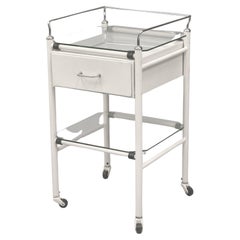 Vintage Medical Trolley Side Table