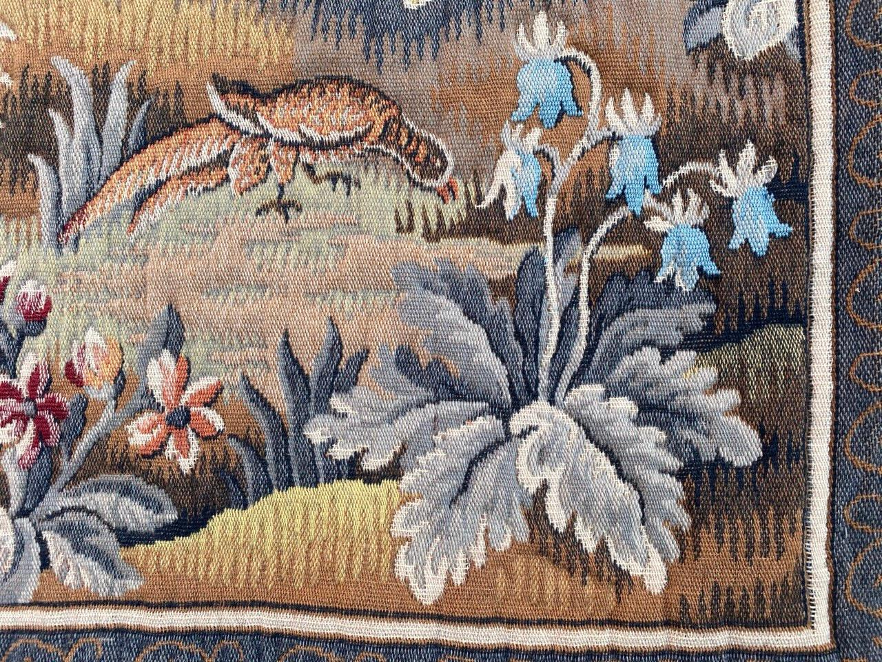Arazzo francese Jaquar dal design medievale d'epoca in vendita 3
