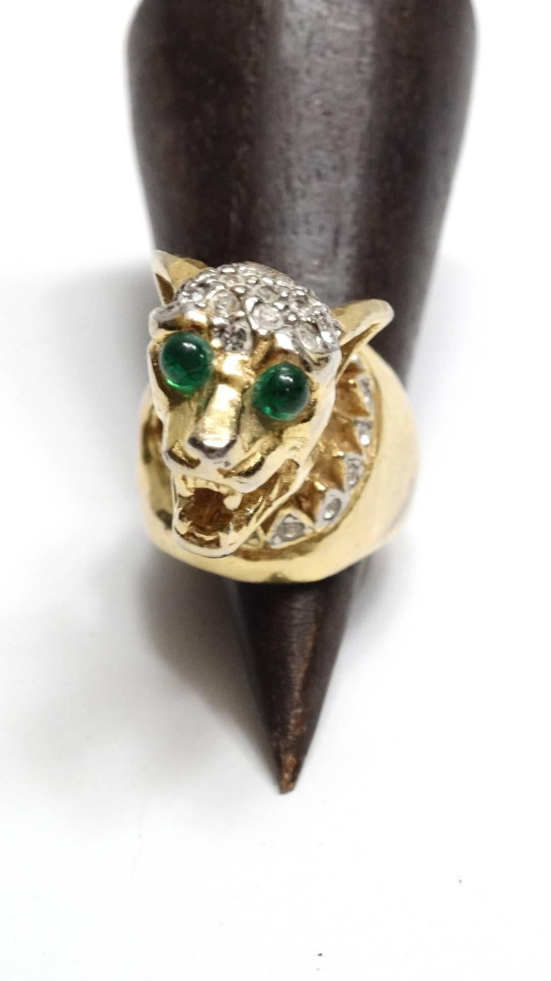 vintage panther ring