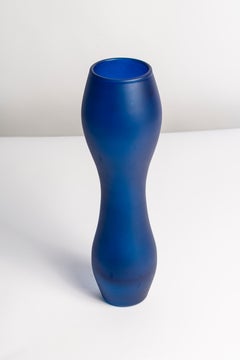 Vase bleu moyen, 20e siècle, Europe, années 1960
