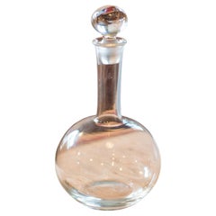 Vintage Medium Body Wine Decanter, English, Glass, Merlot, Mid Century, C.1960