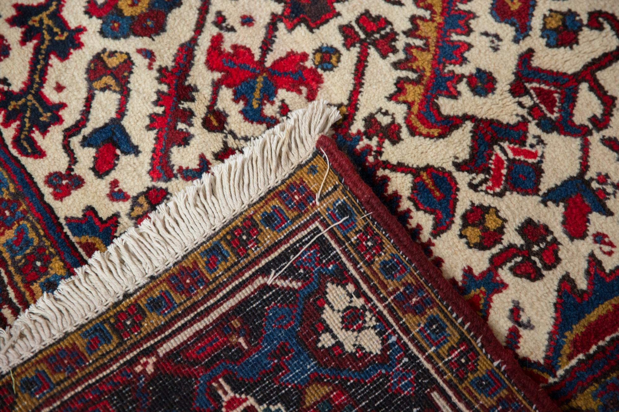 Vintage Mehrivan Square Carpet For Sale 3