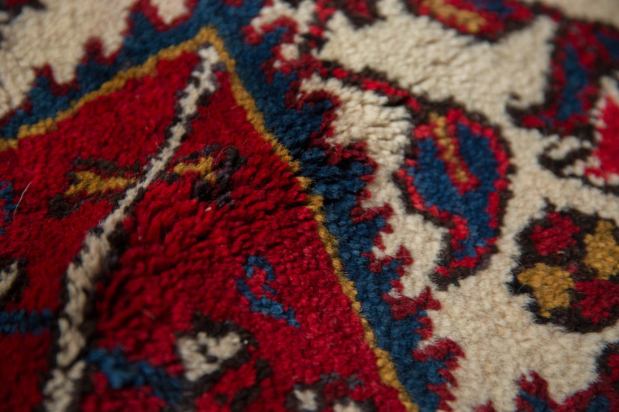 Vintage Mehrivan Square Carpet For Sale 4