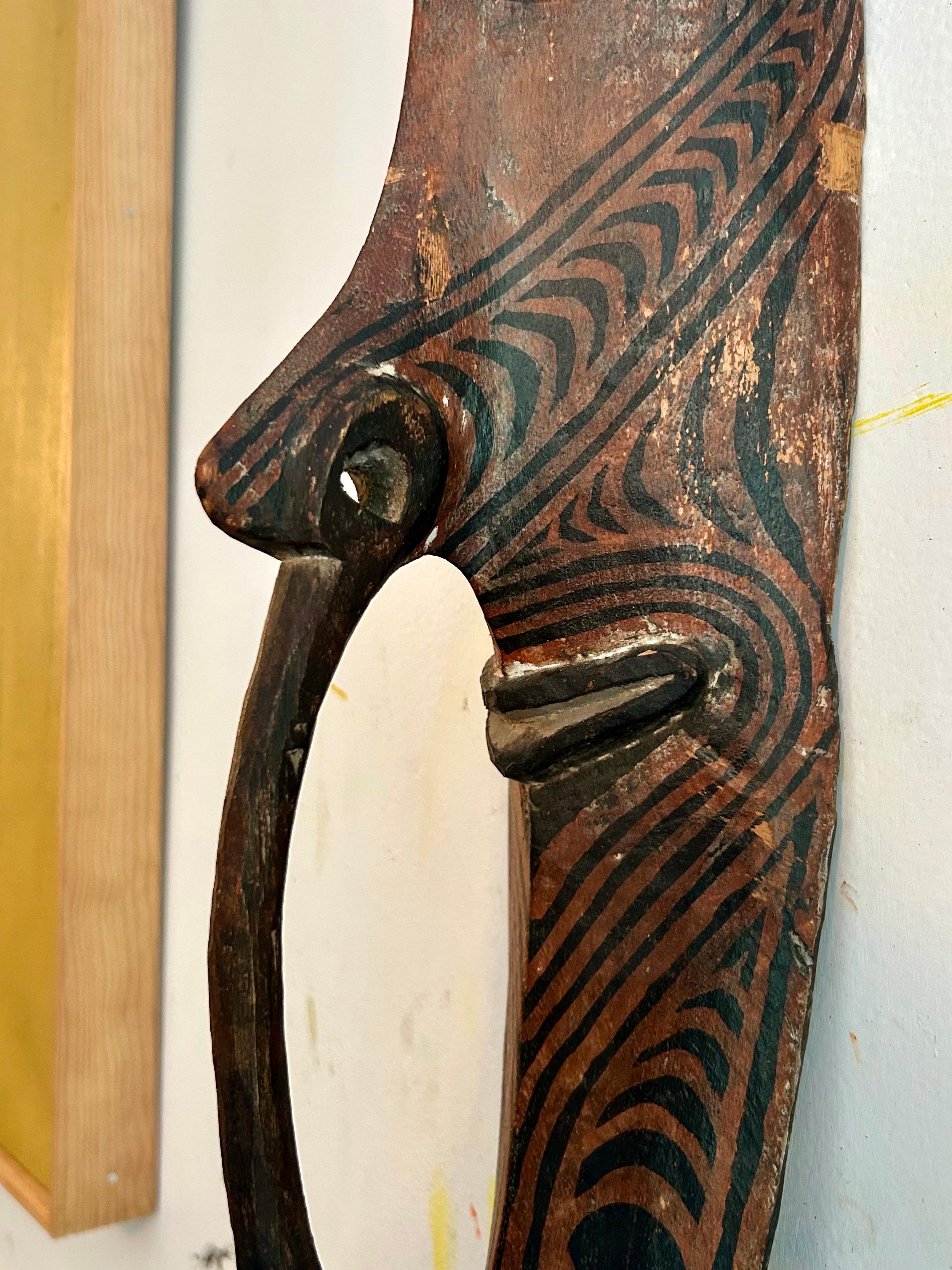 Vintage Mei Maske Oceanic Arts im Zustand „Gut“ im Angebot in Los Angeles, CA
