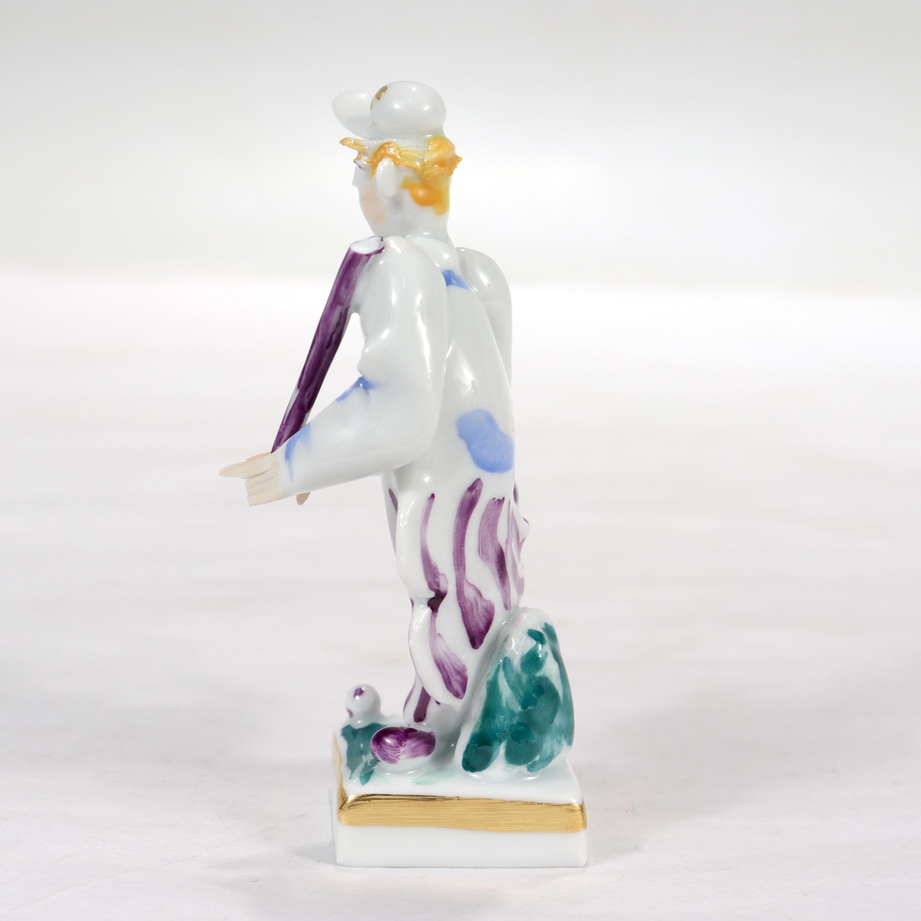 Vintage Meissen Porcelain Golfer or Golfing Figurine by Peter Strang État moyen - En vente à Philadelphia, PA