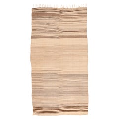 Tapis berbère vintage Mejjat Haik Kilim tissé à plat