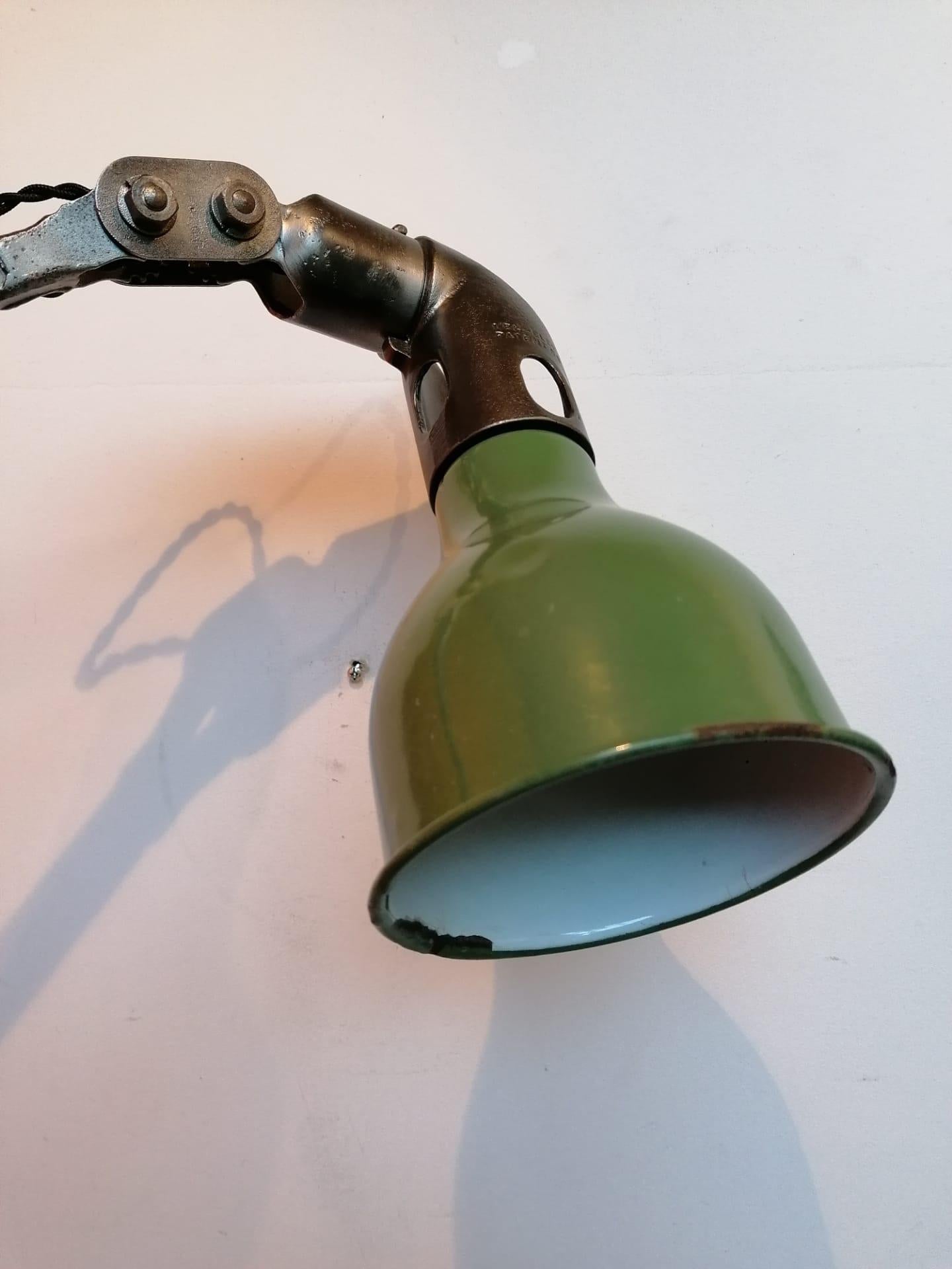 Mid-20th Century Vintage Mek Elek Machinist Lamp, 1930s