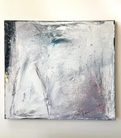 Vintage Melinda Stickney-Gibson Acrilico su tela Pittura astratta anni '80