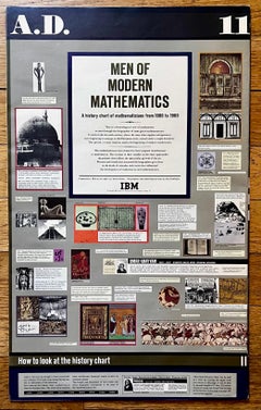 Vintage "Men of Modern Mathematics" by Charles and Ray Eames, 1966