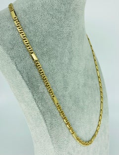 Vintage Rare Men’s 14k Gold Fancy Link Chain