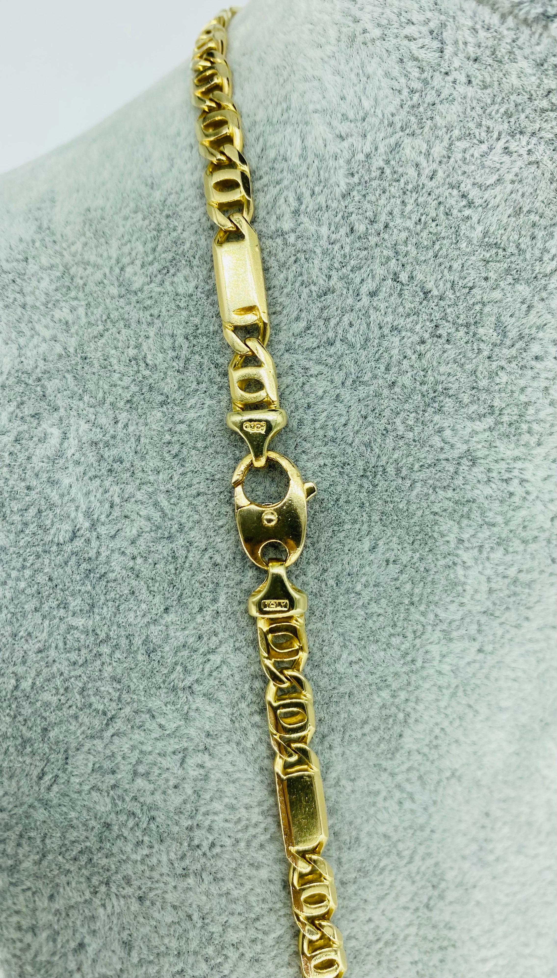 vintage gold chain mens