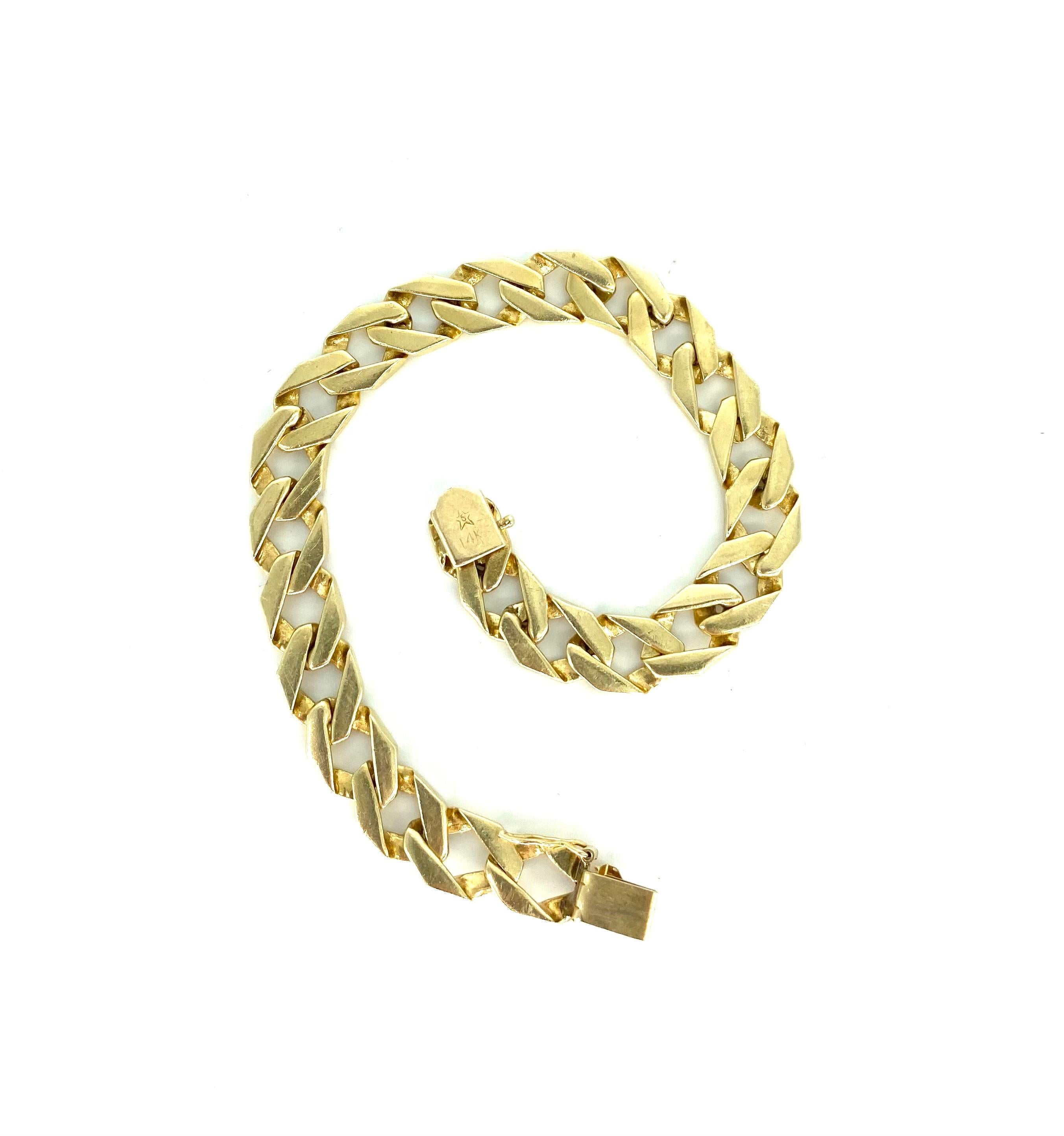 mens vintage gold bracelets