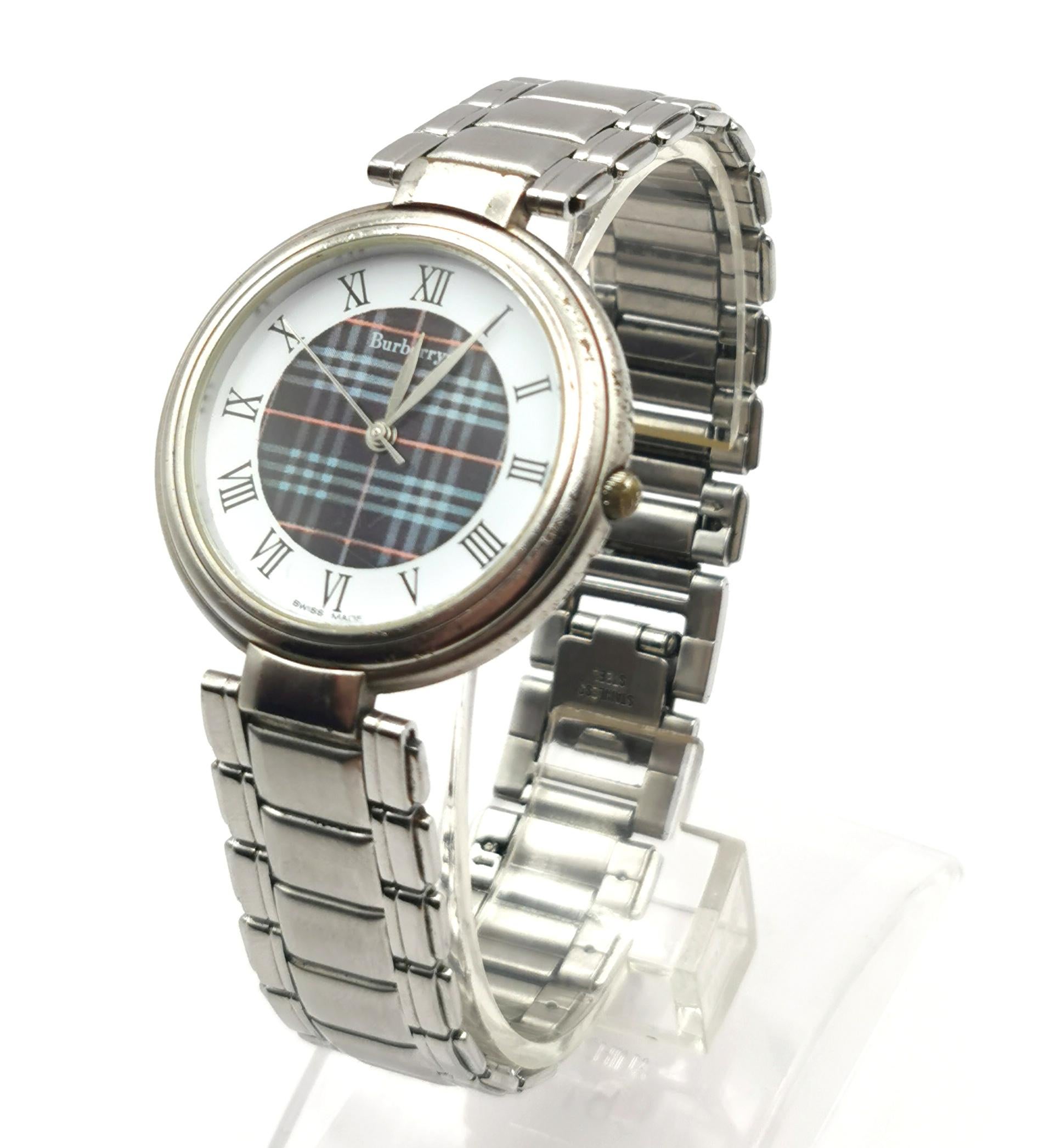 bracelet montre burberry homme