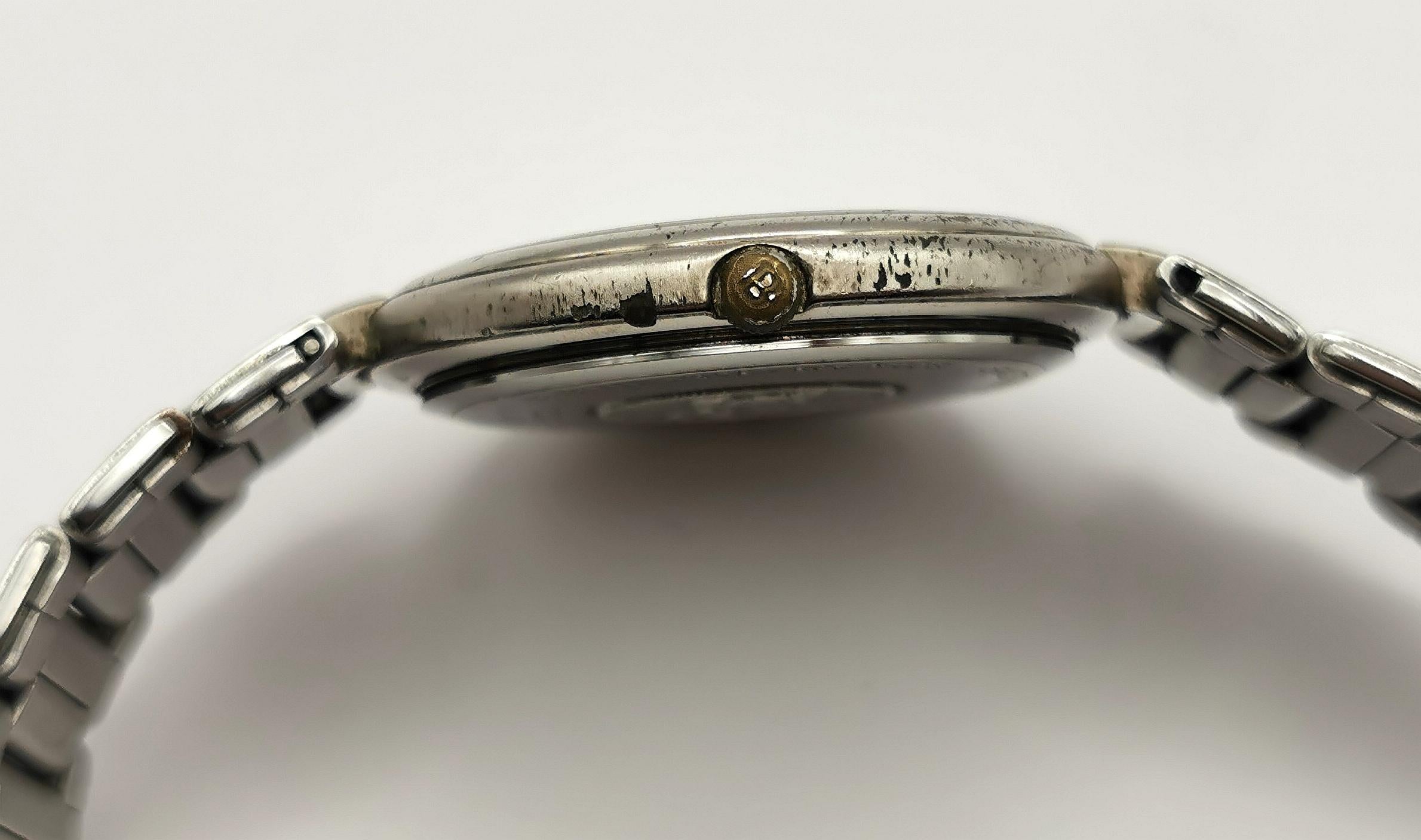  Montre-bracelet vintage en acier Burberry pour homme Pour hommes 