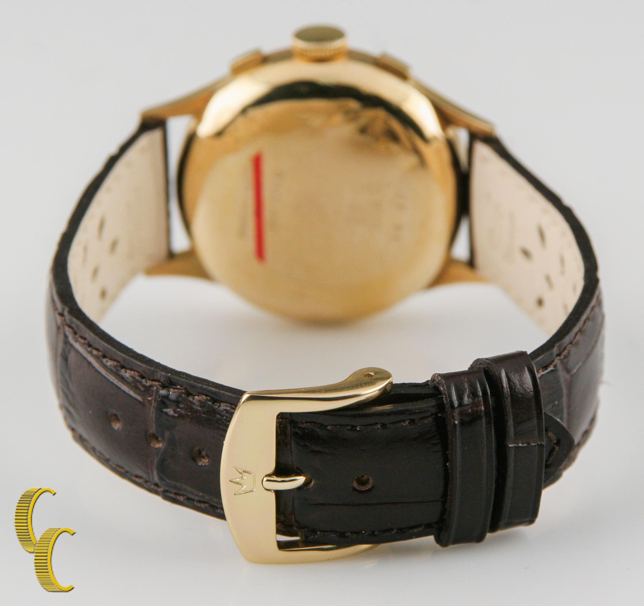 square gold watch men's leather band