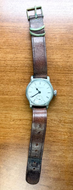 Vintage Mens Elgin Wrist Watch Manual Wind 32mm Antique 1890's