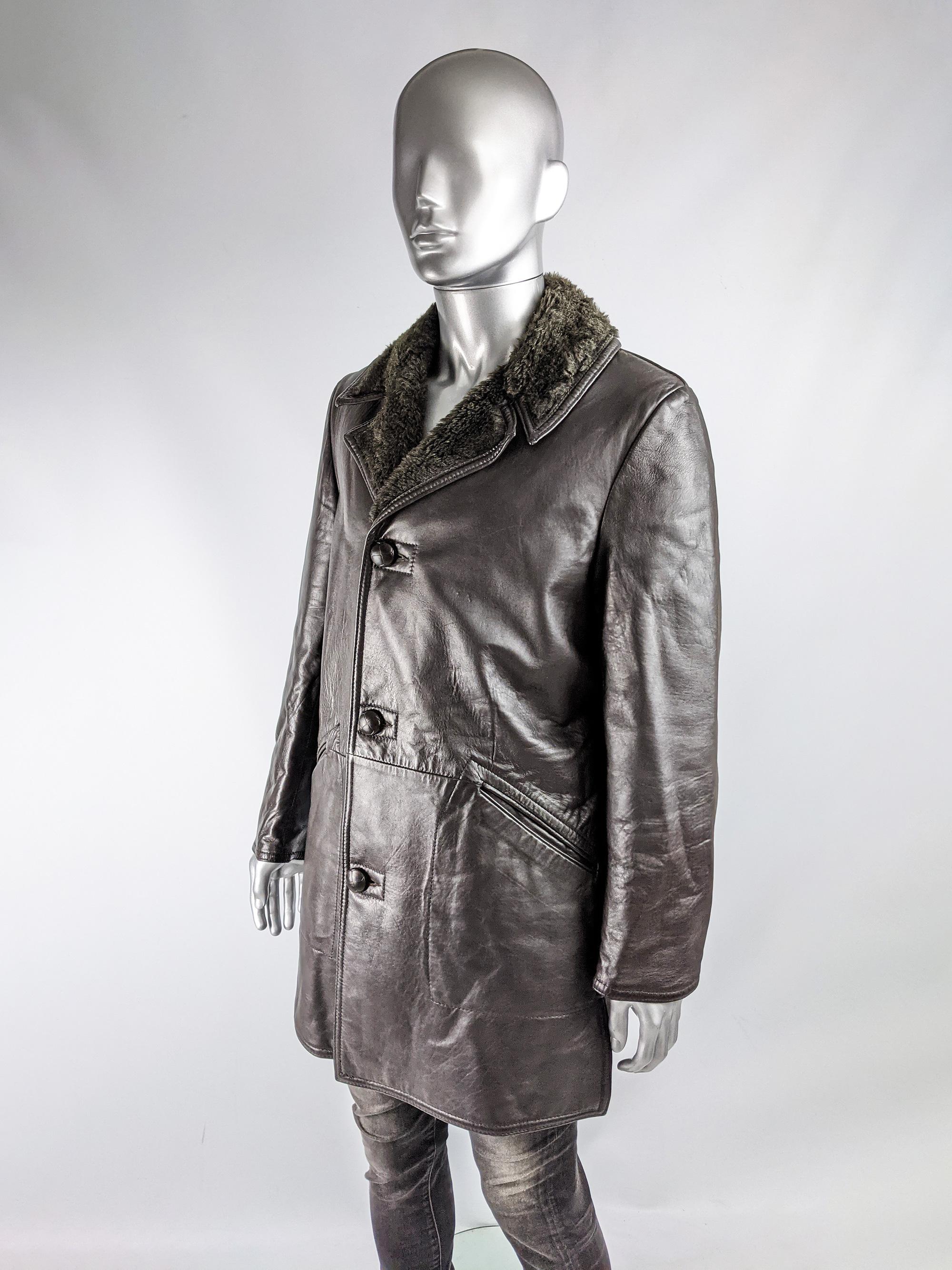 vintage mens fur coat