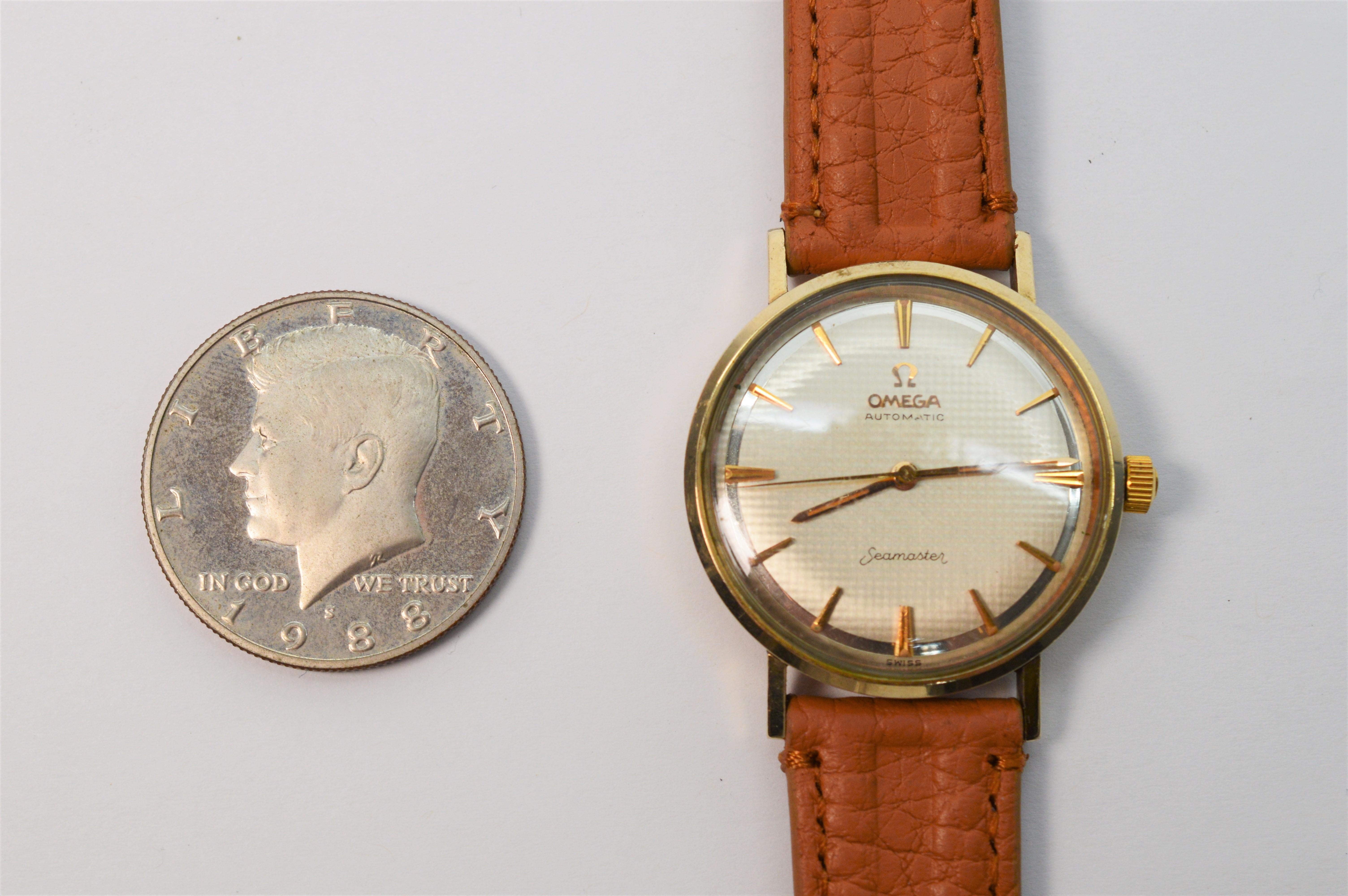 Vintage Herren Omega Seamaster Automatik-Armbanduhr 11