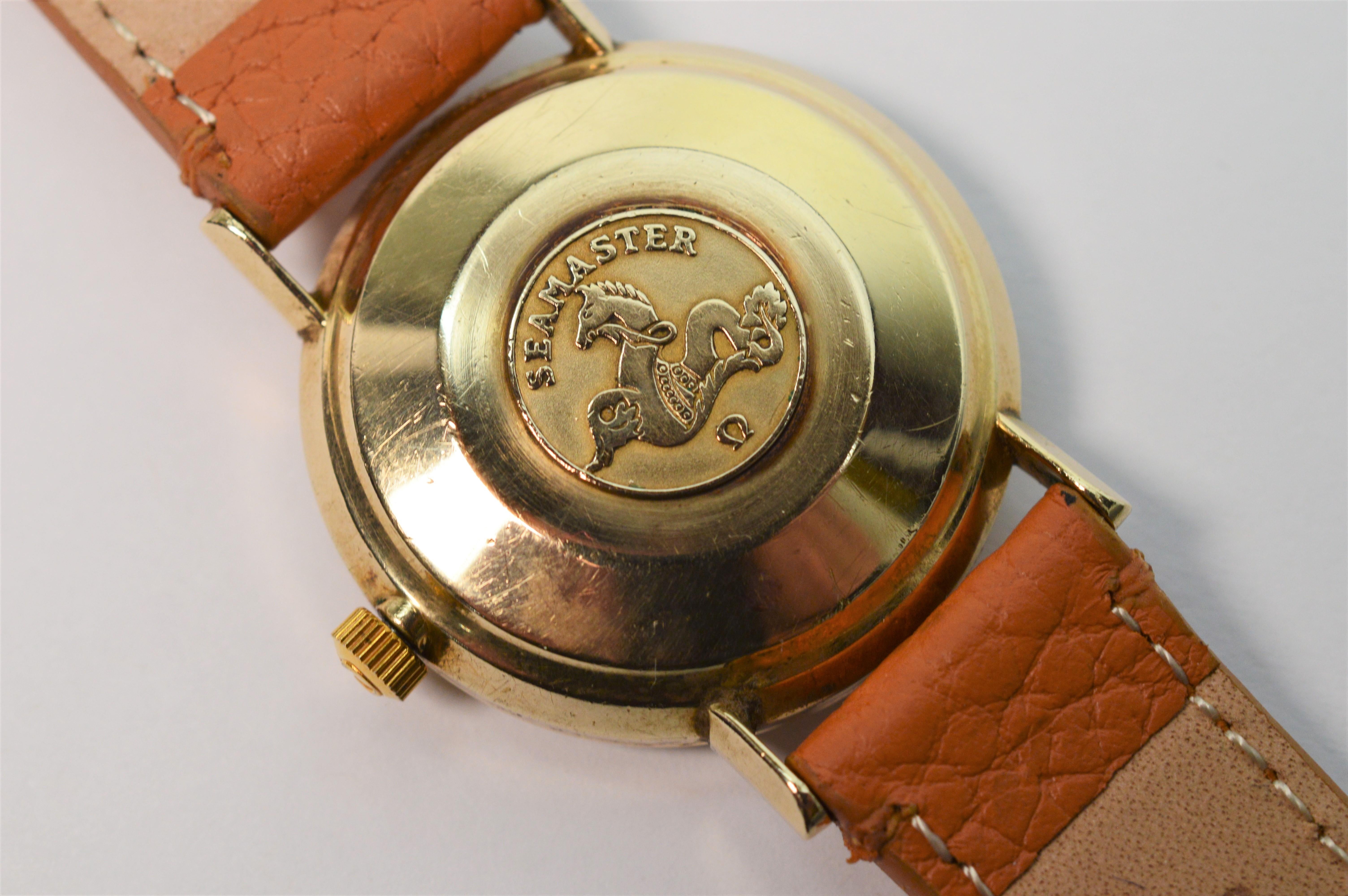 Vintage Herren Omega Seamaster Automatik-Armbanduhr 13