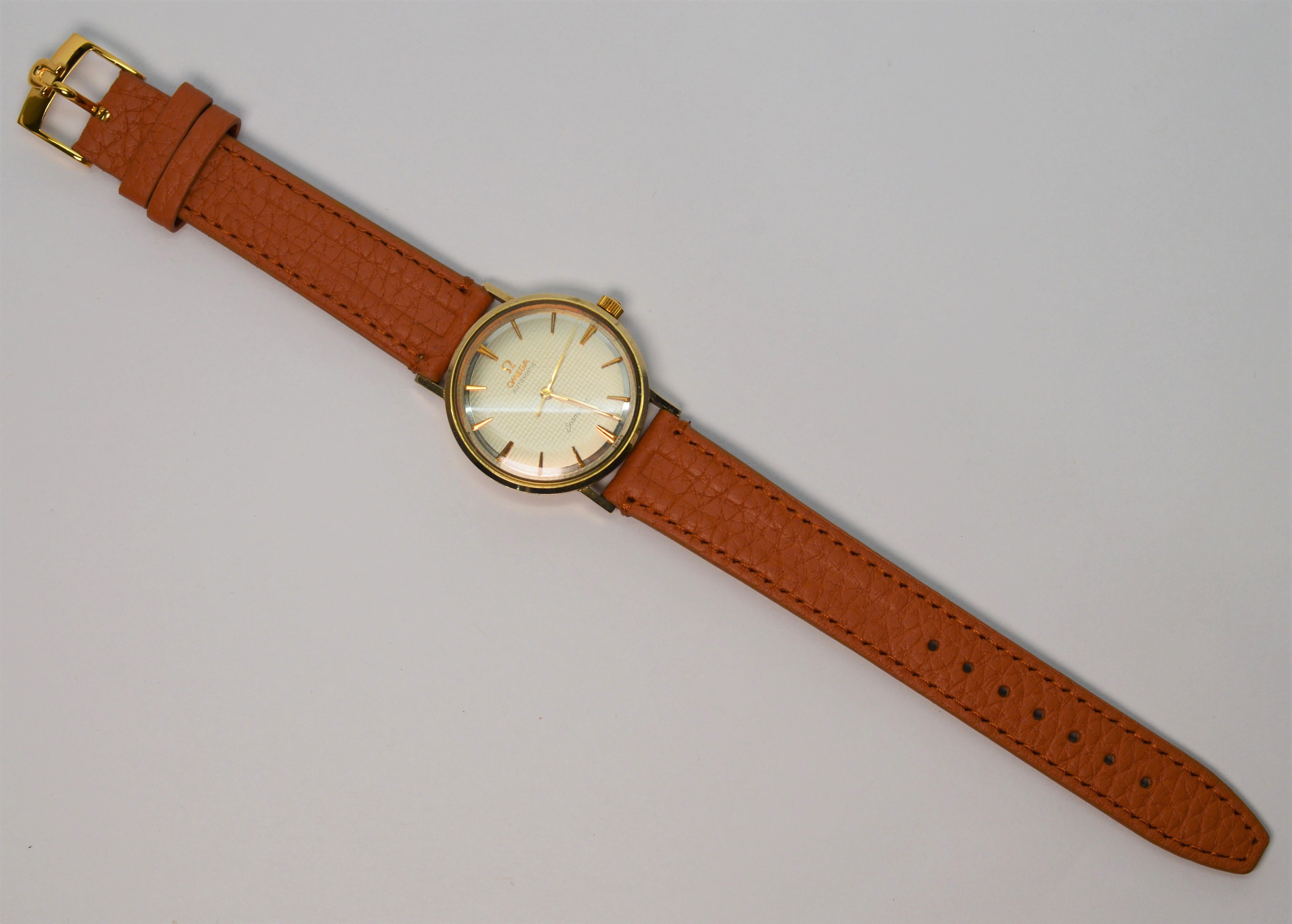 Vintage Herren Omega Seamaster Automatik-Armbanduhr 2