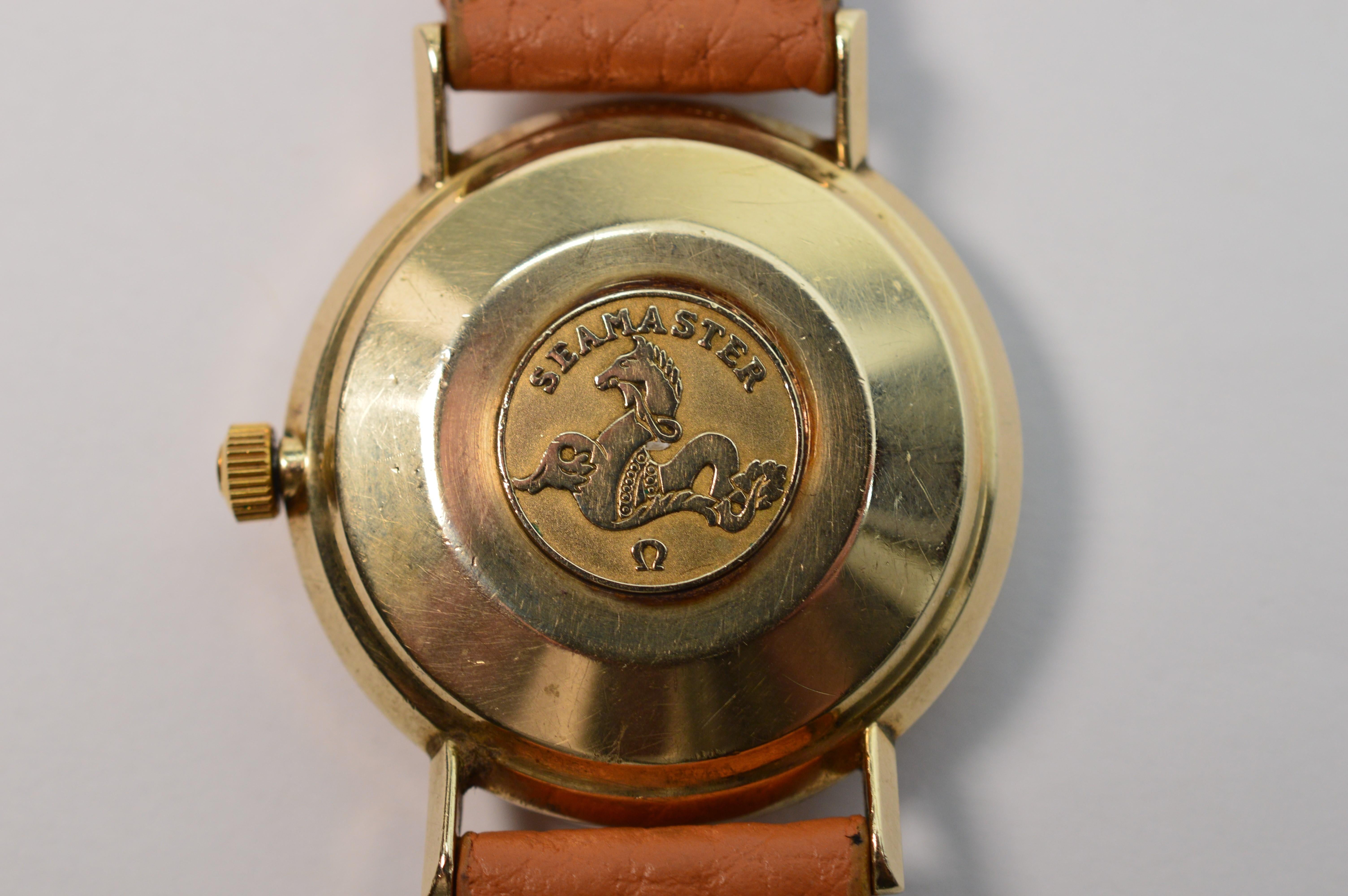 Vintage Men's Omega Seamaster Automatic Wristwatch   1
